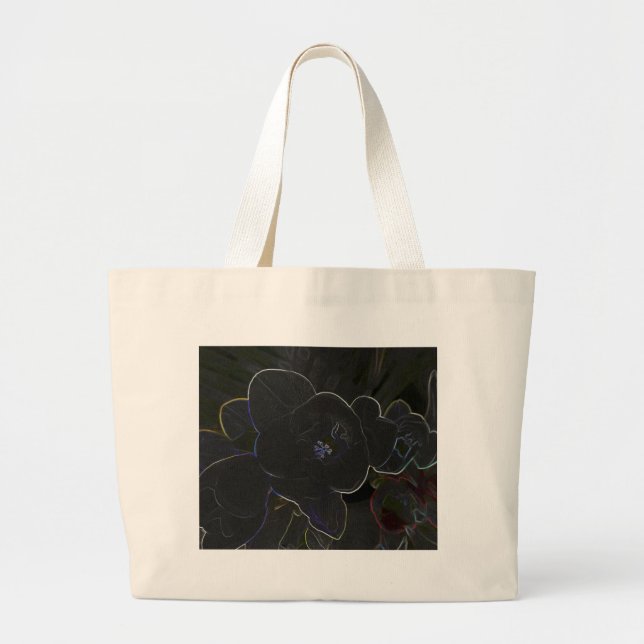 Grand Tote Bag fleur de la frénésie (Devant)