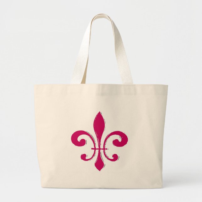 Grand Tote Bag Fleur De Lis (Devant)