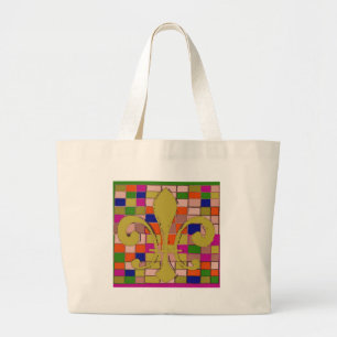 Grand Tote Bag Fleur De Lis