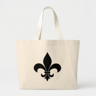 Grand Tote Bag Fleur de lis Motif Classic