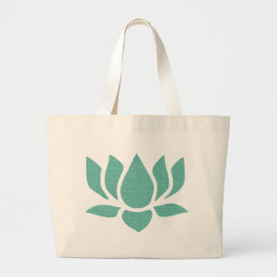 Grand Tote Bag fleur de lotus