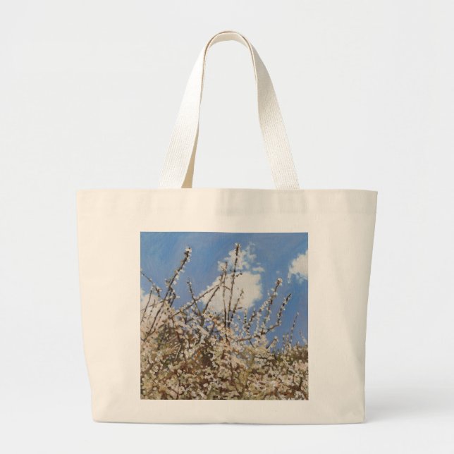 Grand Tote Bag Fleur printanière 2012 (Devant)