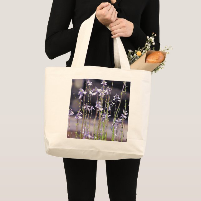 Grand Tote Bag Fleur sauvage (Devant (produit))