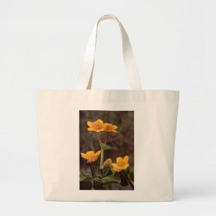 Grand Tote Bag Fleur sauvage : Marsh Marigold