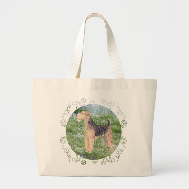 Grand Tote Bag Fleurs de campagne (Devant)