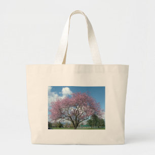 Grand Tote Bag fleurs de cerisier