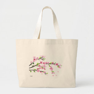 Grand Tote Bag Fleurs de cerisier