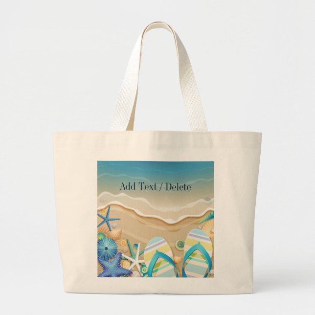 Grand Tote Bag Flip Flop Beach Bag 2 - Fourre-tout - SRF (Devant)