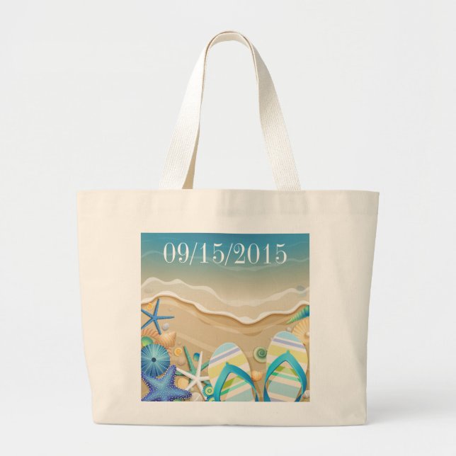 Grand Tote Bag Flip Flop Beach Bag - Fourre-tout - SRF (Devant)