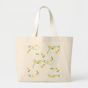 Grand Tote Bag Flore et Fleurs