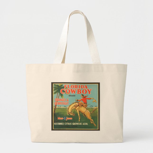 Grand Tote Bag Floride Cowboy (Devant)