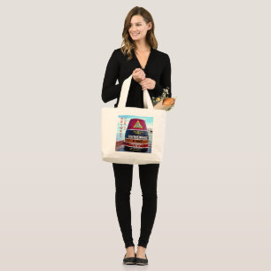 Grand Tote Bag Floride - États-Unis - Key West - bouée à point