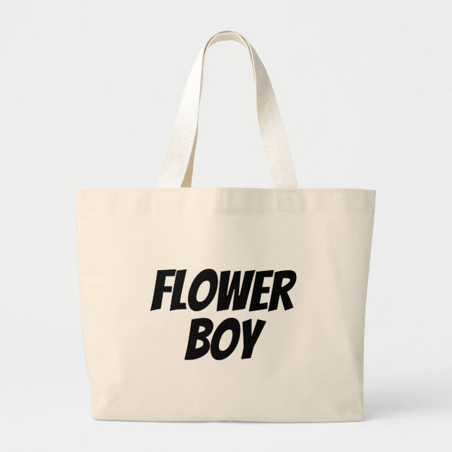 Grand Tote Bag Flower Boy (Devant)