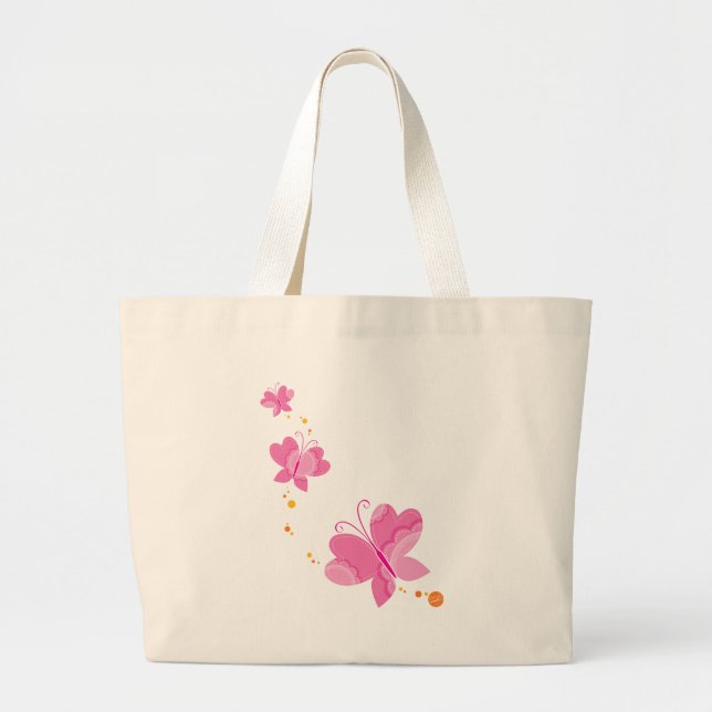Grand Tote Bag FLUTTERBY BUTTERFLIES :: série trois 1 (Devant)