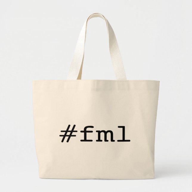 Grand Tote Bag FML (hashtag) (Devant)