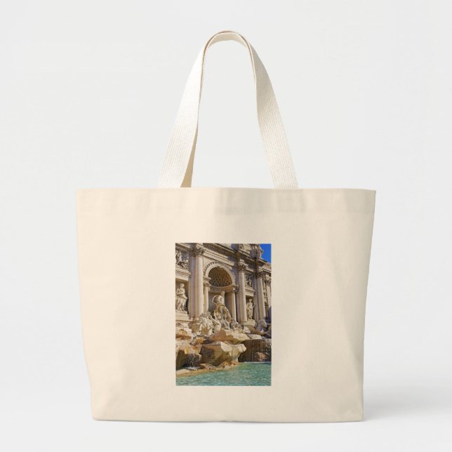 Grand Tote Bag fontaine de Trévi (Devant)