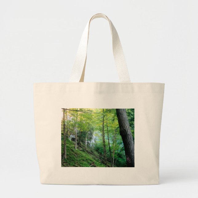 Grand Tote Bag Forêt de colline (Devant)