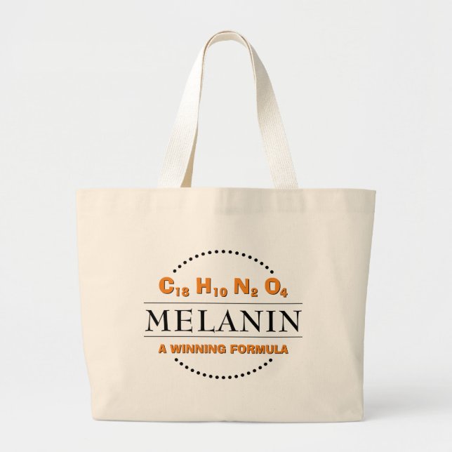Grand Tote Bag Formule MELANIN (Devant)