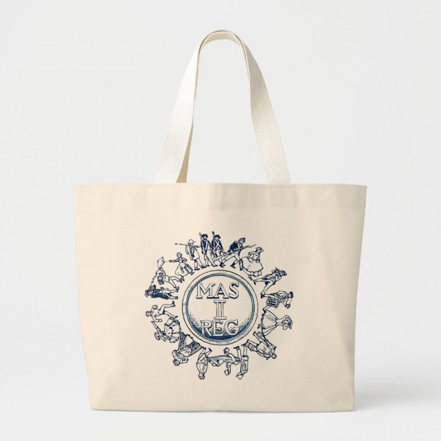 Grand Tote Bag fourre-tout Canvas 2MA (Devant)