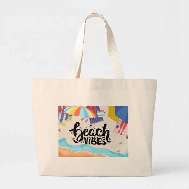 Grand Tote Bag Fourre-tout de plage par Sommer Hamilton (Devant)