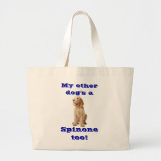 Grand Tote Bag Fourre-tout - de 'un Spinone mon autre chien aussi