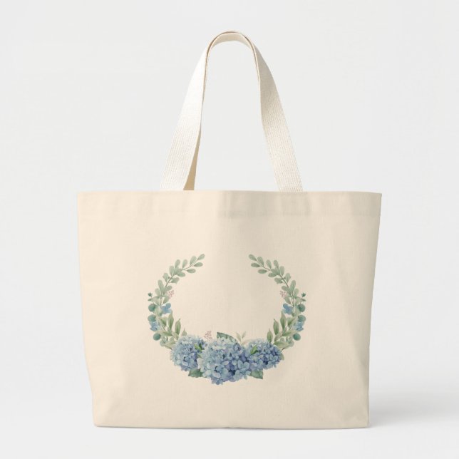 Grand Tote Bag "Fourre-tout des fleurs de printemps" (Devant)