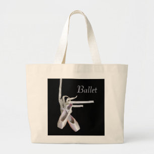 Grand Tote Bag fourre-tout en toile 'Ballet'