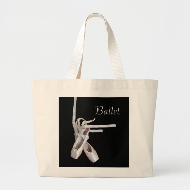 Grand Tote Bag fourre-tout en toile 'Ballet' (Devant)