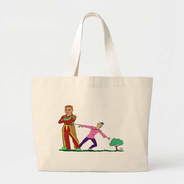 Grand Tote Bag Fourre-tout Qho-Dépendant (Devant)