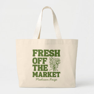 Grand Tote Bag Fraîchement sortie du marché Mariage fantaisiste v