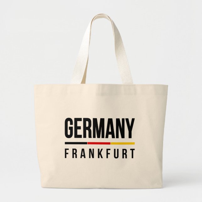 Grand Tote Bag Francfort Allemagne (Devant)