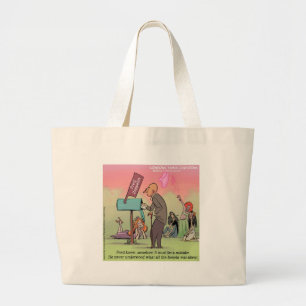 Grand Tote Bag Fred Rock And Roll Drôle