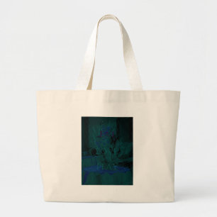 Grand Tote Bag French Blue Love Mange Jouer Couleurs de fleurs po