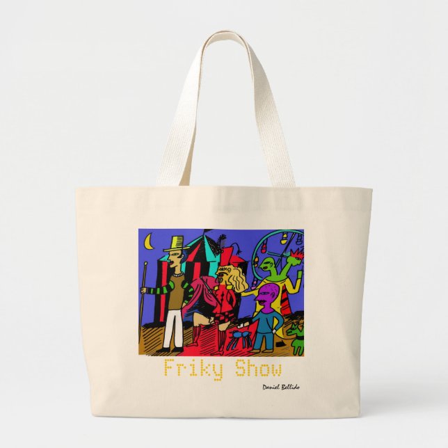 Grand Tote Bag friky exposition (Devant)