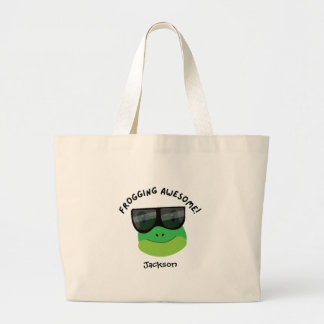Grand Tote Bag Frogging Awesome