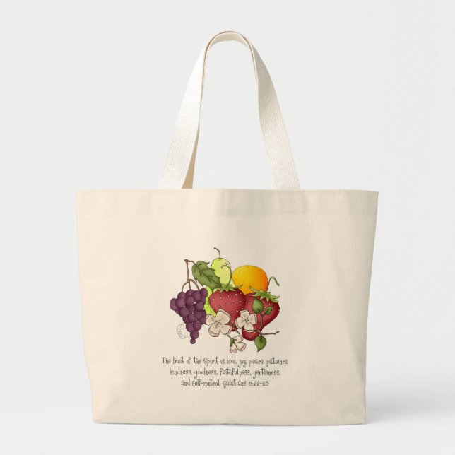 Grand Tote Bag Fruit de l'Esprit (Devant)