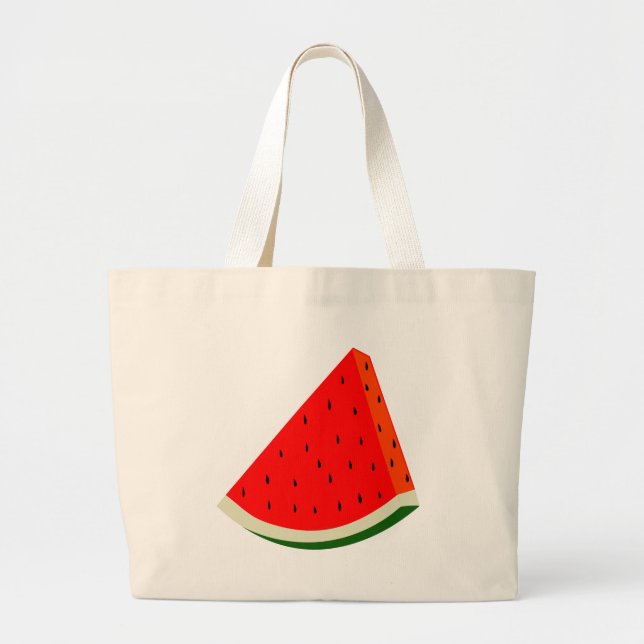 Grand Tote Bag Fruit d'eau Fruit de coupe été (Devant)