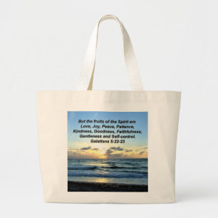 GRAND TOTE BAG FRUITS GALATIENS LOURDS DE LA CONCEPTION D'ESPRIT