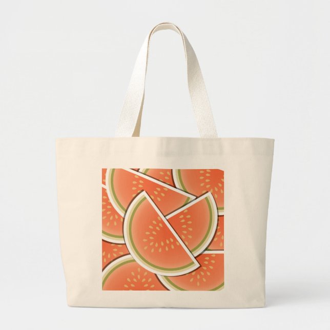 Grand Tote Bag Funky melon (Devant)