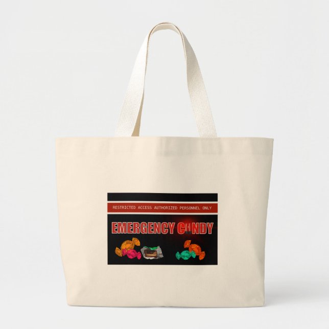 Grand Tote Bag Funky Urgence Candy Safety First (Devant)