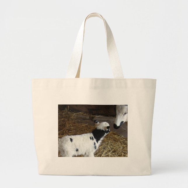 Grand Tote Bag Funny Face's Lamb (Devant)