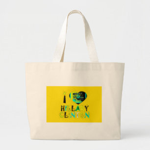 Grand Tote Bag Funny Golden lovey Extraordinaire Hope Hillary pou
