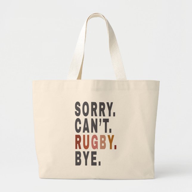 Grand Tote Bag Funny Rugby Weekender, pour la maman de Rugby, Idé (Devant)