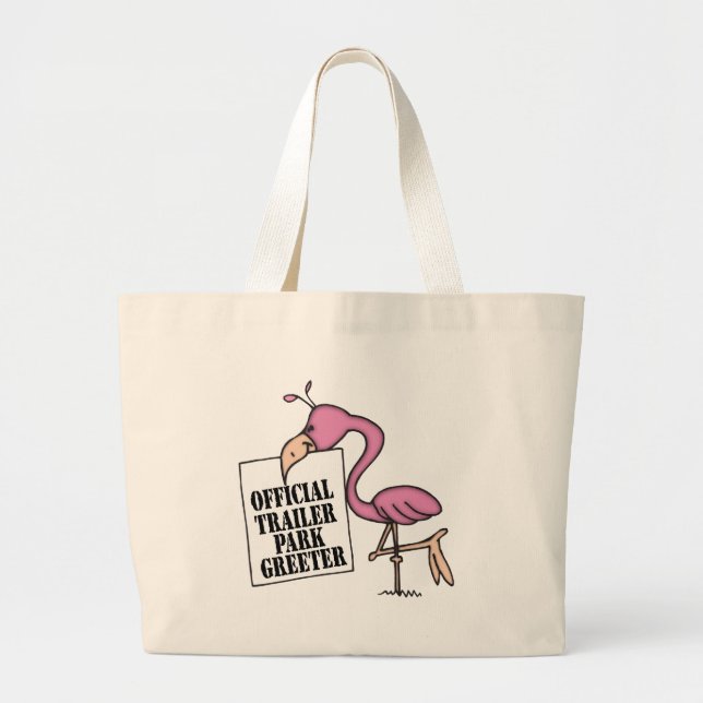 Grand Tote Bag Funny Trailer Park (Devant)