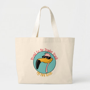 Grand Tote Bag Funny Trailer Park Shirts et cadeaux