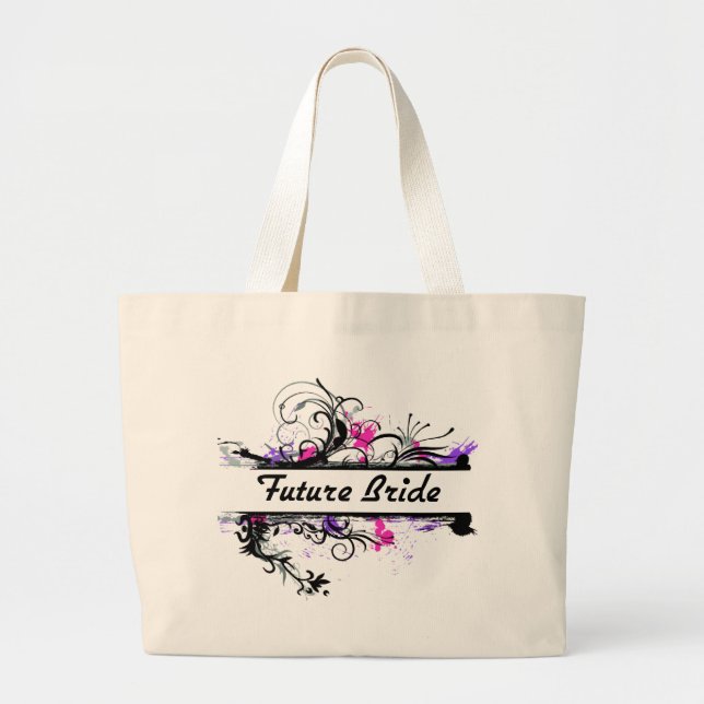 Grand Tote Bag Future jeune mariée (Devant)