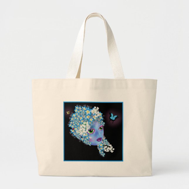 Grand Tote Bag GAIA Mother Earth imaginaire païen Art par LeahG (Devant)