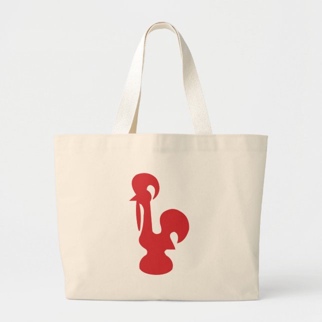 Grand Tote Bag Galo rouge (Devant)