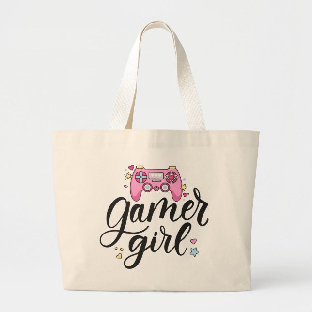 Grand Tote Bag Gamer fille (Devant)
