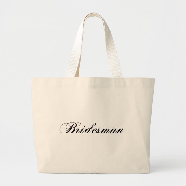 Grand Tote Bag Garçon d'honneur (Devant)